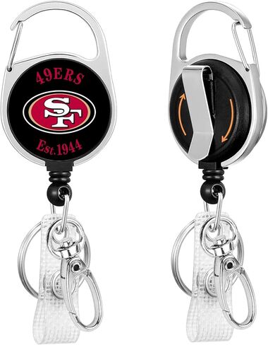 for Raiders Retractable Badge Reel Holder Retractable Strap Clip Nurse Nursing Name Card Assistant Work Office Clip in Saudi Arabia