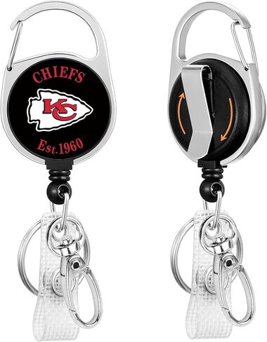 for Raiders Retractable Badge Reel Holder Retractable Strap Clip Nurse Nursing Name Card Assistant Work Office Clip in Saudi Arabia