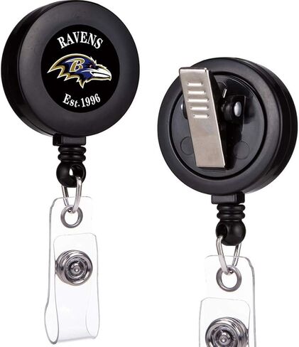 for Raiders Retractable Badge Reel Holder Retractable Strap Clip Nurse Nursing Name Card Assistant Work Office Clip in Saudi Arabia