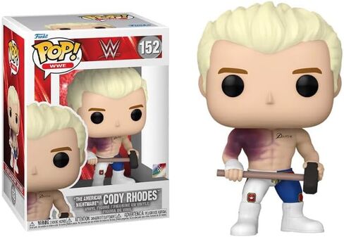 POP WWE: The American Nightmare - Cody Rhodes Funko Vinyl Figure (مجمعة مع حالة واقي الصناديق المتوافق) ، متعدد الألوان ، 3.75 بوصة in Saudi Arabia