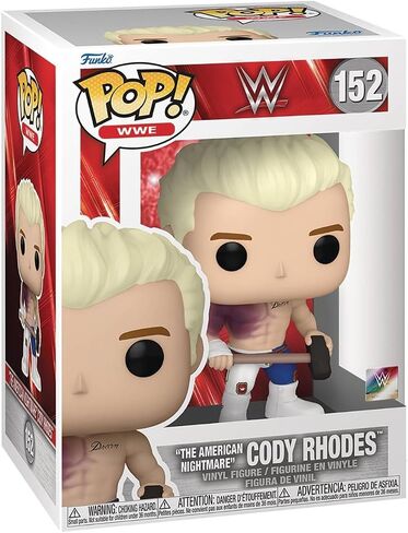 POP WWE: The American Nightmare - Cody Rhodes Funko Vinyl Figure (مجمعة مع حالة واقي الصناديق المتوافق) ، متعدد الألوان ، 3.75 بوصة in Saudi Arabia