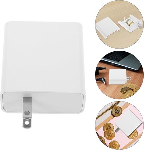 Hidden Key Storage Box Simulated Us Style Charger Money Storage Box Discreet Hidden Compartment for Valuables Cash and Keys Secure Diversion Storage Solution in Saudi Arabia
