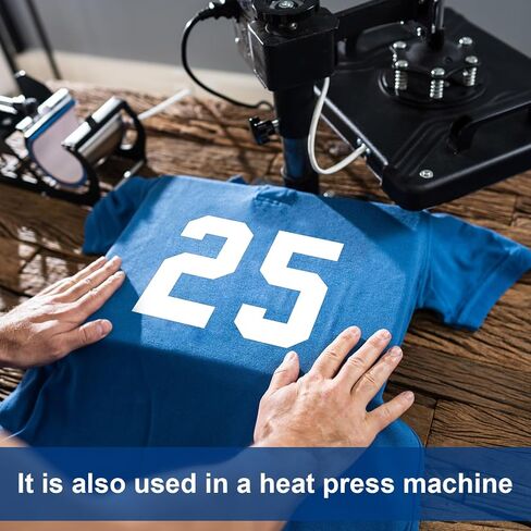 33 Pcs 8 Inch Iron on Numbers Jersey Heat Transfer Numbers Big 0 to 9 Heat Press Numbers Stickers for Sports T Shirts Football Basketball Baseball Team Uniform Fabric Clothing in Saudi Arabia