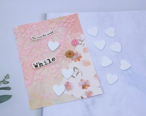 Tupalizy 18mm Mini Colored Wooden Hearts Wood Heart Ornaments Tags for Valentines Christmas Wedding Party Hanging Decoration DIY Craft Photo Clips Hair Pins Scrapbooking Making, 120PCS (Pink) in Kuwait