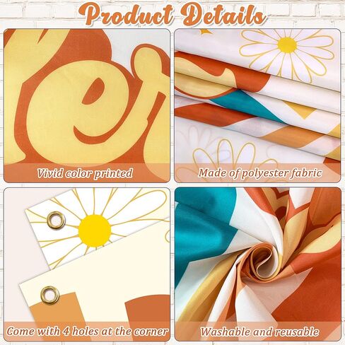Here Comes The Son Baby Shower Backdrop Retro Sunshine Baby Shower Background Banner Cake Table Decor Photobooth Gift Prop Fabric 72.8 x 43.3 Inch in Saudi Arabia