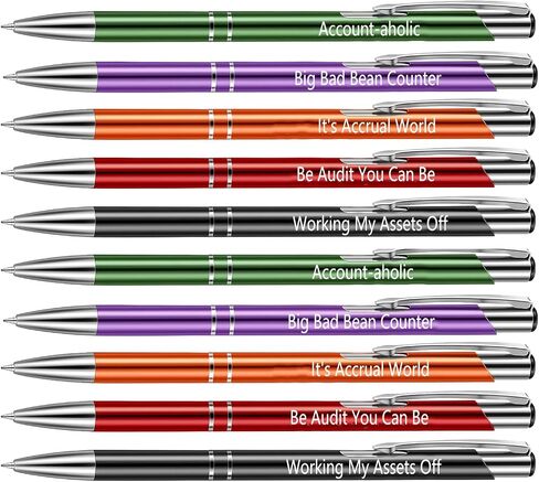 Auch 10 PCS Accountant Abens ، Funny Accountant Ball Point Abels for Friends ، تكون مراجعة ، يمكنك أن تكون ، أقلام فريدة من نوعها ل CPA ، أقلام محاسبية in Kuwait