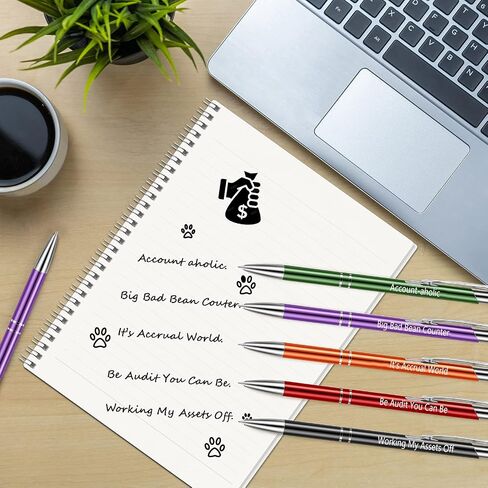 Auch 10 PCS Accountant Abens ، Funny Accountant Ball Point Abels for Friends ، تكون مراجعة ، يمكنك أن تكون ، أقلام فريدة من نوعها ل CPA ، أقلام محاسبية in Kuwait