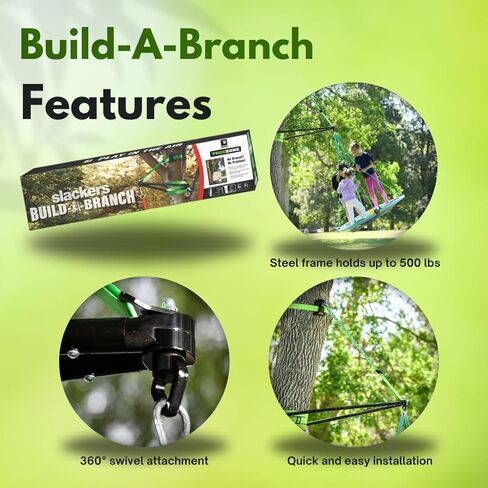 Treezone Build-a-Branch - Turn Any Healthy Tree Into The Perfect Swinging Tree - Build-a-Branch Tree Swing Hanging Kit - Made for Trees 12 + inches in Diameter - Great Tree Swing Addition to Any Yard! in Saudi Arabia