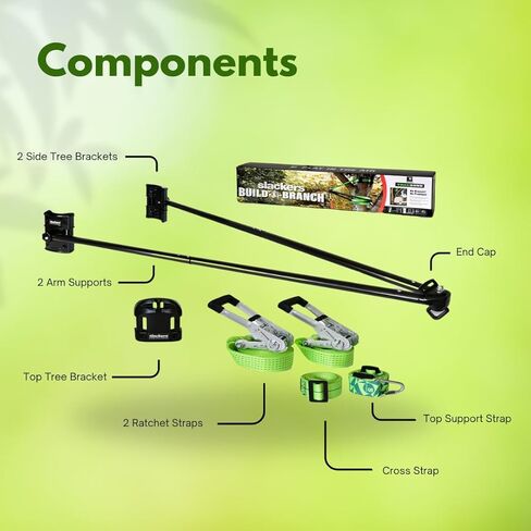 Treezone Build-a-Branch - Turn Any Healthy Tree Into The Perfect Swinging Tree - Build-a-Branch Tree Swing Hanging Kit - Made for Trees 12 + inches in Diameter - Great Tree Swing Addition to Any Yard! in Saudi Arabia