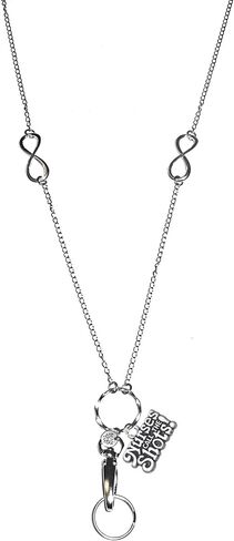 Unique Personilized Charm Stainless Steel Strong Women's Lanyard, ID Badge Card Holder Teacher Nurse Cruise Keys Phone in Kuwait