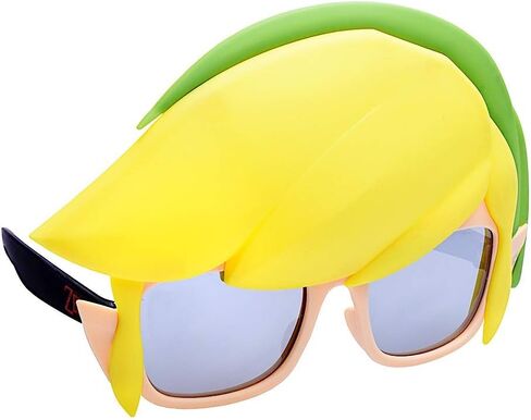 Sun-Staches Legend of Zelda Official Link Sunglasses | Nintendo Costume Accessory | Adult and Child Size in Saudi Arabia