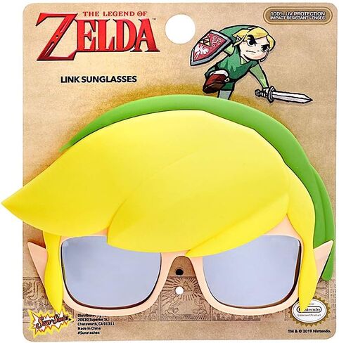 Sun-Staches Legend of Zelda Official Link Sunglasses | Nintendo Costume Accessory | Adult and Child Size in Saudi Arabia