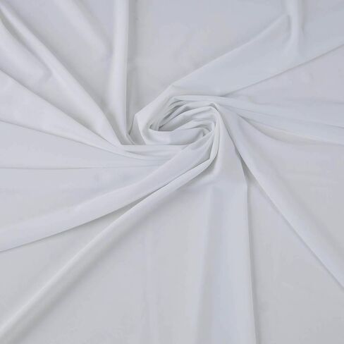 Matte Nylon Spandex Fabric 4 Way Stretch Tricot Milliskin for Sewing Swimsuit Activewear - 60 Inch Wide (Nude, 2 Yards) in Saudi Arabia