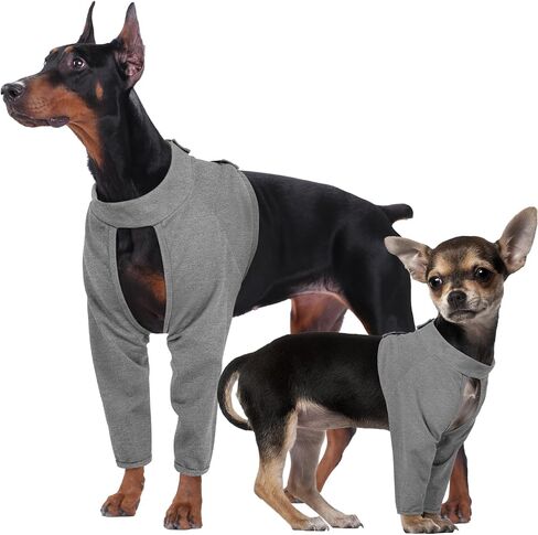 Kuoser Recovery Sleeve for Dogs Front Leg Protection After Surgery, Dog Elbow Protector for Small Medium Large Dogs, Dog Joint Leg Sleeve Prevent Licking Wound Dog Cone Alternative, Gray XXXL in Saudi Arabia