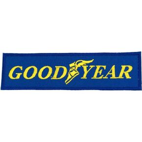 Goodyear Embroidered Patch, Black