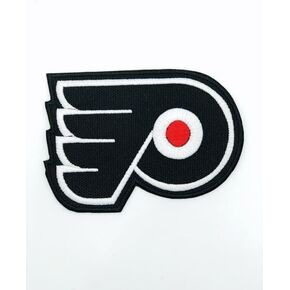 Hockey Team Logo Embroidered Patch - 1 Pack - Random Shape - Embroidered Applique Patches - Cotton - Iron-On - Sports - 3.9 - 4.7 Inches