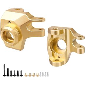 Upgraded Heavy Duty Brass Front Steering Knuckle for Axial SCX10 II 1/10 RC Crawler Upgrades Replacement Parts Weights