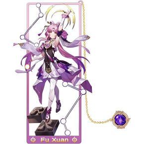Honkai: Star Rail Metal Bookmark Anime Figure Bookmark Great Gift for Game Fans, Reader, Friends or Teachers (Gepard)