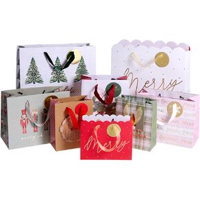 Gartner Studios 12 Foot Premium Traditional Whimsy Holiday Gift Wrapping Paper – 4 Rolls with Gridlines for Easy Cutting