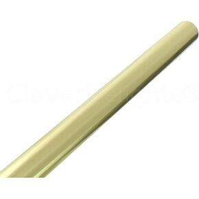 CleverDelights Metallic Gold Wrapping Paper - 30" x 300" Jumbo Roll - 62.5 Sq Ft - Shiny Premium Gift Wrap Paper