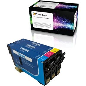 OCProducts Remanufactured Ink Cartridge Replacement 3 Pack for Epson 924XL for Workforce Pro WF-C4310 WF-C4810 (Cyan, Magenta, Yellow)