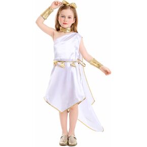 Girl Greek Goddess Costume,Girl Ancient Greece Mythos Dress,Gir Greek Goddess costume with Accessories