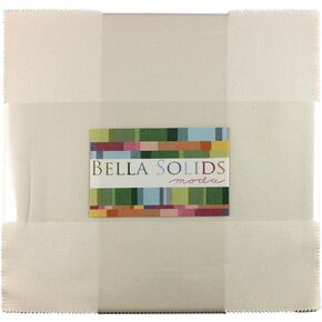 Bella Solids Ivory Jr Layer Cake (9900JLC 60) by Moda House Designer for Moda