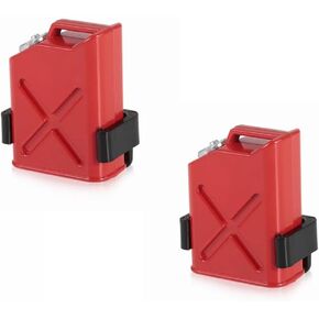 2pcs خزان الوقود Mini Mini ، RC Car Mini Can 1/10 RC Fuel Tank ، RC Accessories Simited Fuel Tank for 1/8 1/10 RC Crawler Car Decoration Part