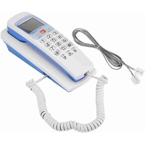 Telephone Fixe Blanc Landline Phone, /Dtmf Trimline Corded Phone Caller Id Telephone Corded Phone Desk Put Landline Fashion Extension Telephone White