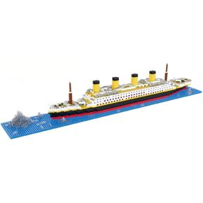 Titanic Iceberg Model Ship Building Blocks Set Toys Micro Mini Bricks for Adults Girls Assemble Ice Love Cruise Ship