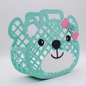 KSCRAFT Bear Jelly Tote Bag Metal Cutting Dies Stencils for DIY Scrapbooking Decorative Embossing DIY Paper Card in Kuwait