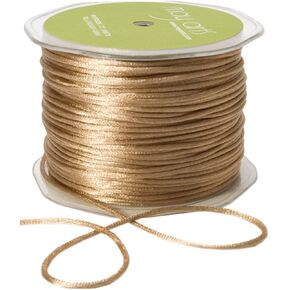 May Arts Ribbon, White Satin String