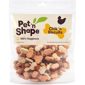 ---Pet 'n Shape Chik 'n Wrapped Biscuits – Natural Chicken Wrapped Dog Treats - 35 Ounce