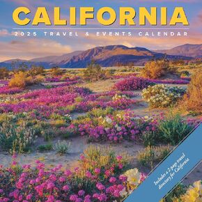 California 2025 12" x 12" Wall Calendar