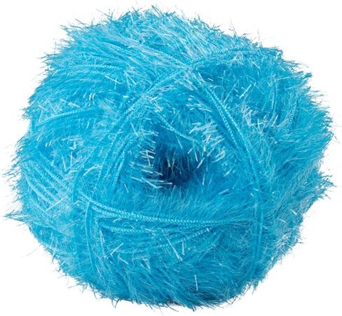 Craft County 3 Pack Sparkle Scrubby Yarn - بوليستر خيوط ليفية للحياكة والكروشيه - in Kuwait