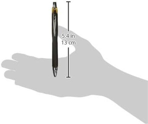 uniball jetstream قلم قابلة للسحب ، 1 مم ، حبر أزرق أسود ، برميل أسود in Kuwait