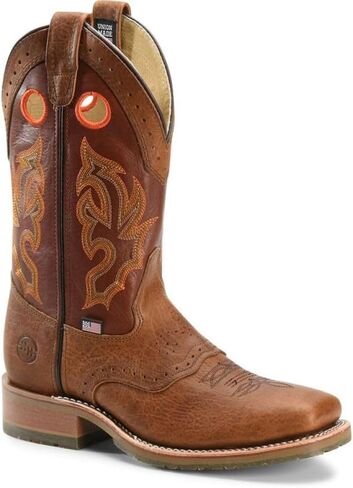 Double-H Boots Men's DH4400 Mickey Medium Brown 11.5 D in Kuwait