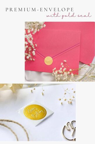 Joli Coon 2nd Birthday card girl - Premium Happy Birthday cards for children - 2 year old birthday card girl with envelope and golden seal in Saudi Arabia