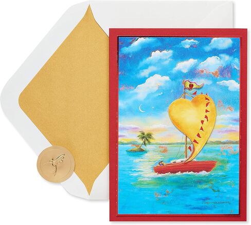 Papyrus Anniversary Card (Sailboat) in Kuwait