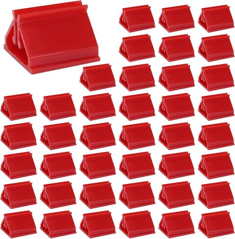 Stand Clear Clear Clear Card Card Stand - 25pcs حاملي قطعة ألعاب بلاستيكية للحفلات والصور والمذكرات وعرض الصور in Saudi Arabia