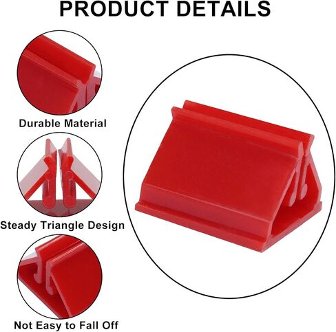 Stand Clear Clear Clear Card Card Stand - 25pcs حاملي قطعة ألعاب بلاستيكية للحفلات والصور والمذكرات وعرض الصور in Saudi Arabia
