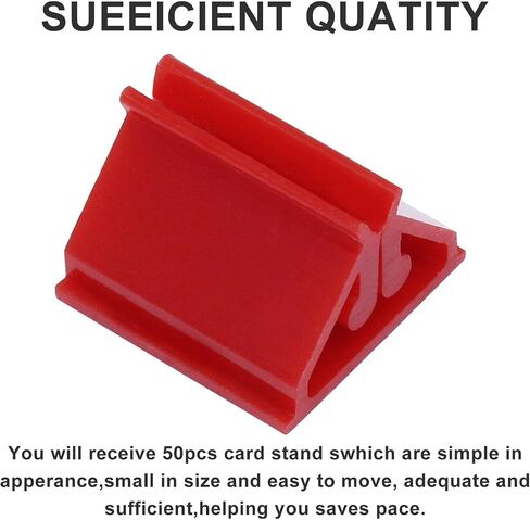 Stand Clear Clear Clear Card Card Stand - 25pcs حاملي قطعة ألعاب بلاستيكية للحفلات والصور والمذكرات وعرض الصور in Saudi Arabia
