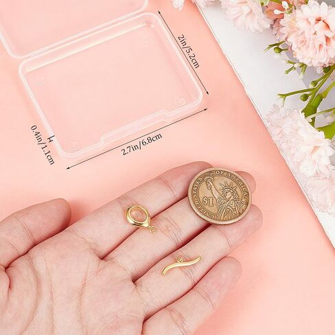 Beebeecraft 1 Box 1 Set Toggle Clasps 925 Sterling Silver OT Toggle Clasps Jewelry Clasps for DIY Necklace Bracelet Jewelry Making in Saudi Arabia