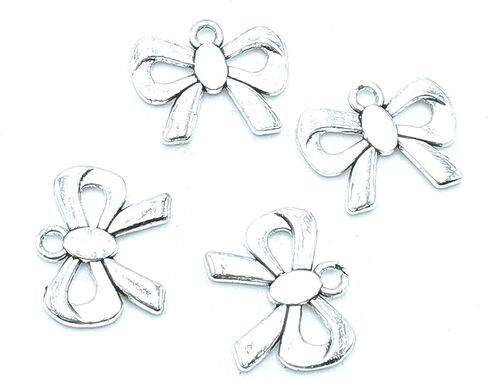 50pcs Charms Pendants Bullk Sports Pendants Craft Supplies Findings for DIY Bracelet Necklace Jewelry Making Alloy Pendants 14 X 11mm (Ancient Silver) in Kuwait