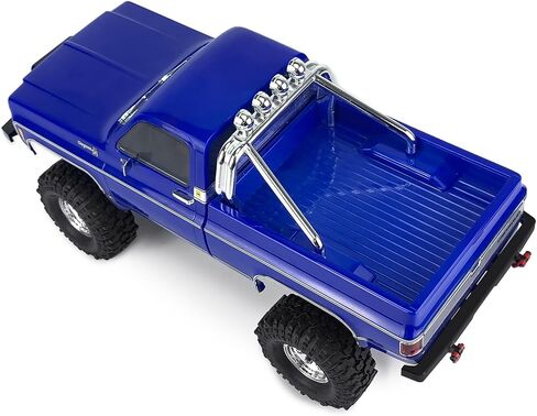 RCHUBAM TRX4M K10 Front & Rear RC Bumper 1Set Aluminum RC Car Bumper with Red Metal Trailer Hitch Hooks Compatible for 1/18 TRX4M K10 RC Crawler Car (Front & Rear) in Kuwait