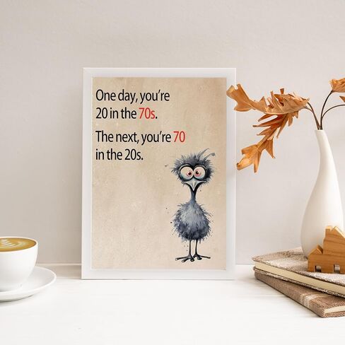 Happy 70th Birthday Gifts Card for Women Men, Funny 70th Birthday Decorations for Him Her, Unique Gifts for 70 Year Old Man Woman in Kuwait