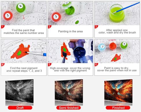 TUMOVO Paint by Number Vintage Paint by Numbers Nation Landscape Paint by Numbers for Beginner Colorful Houses in Lisbon, Portugal Adult Paint by Number Kits On Canvas Arts Craft, 16x20inch in Kuwait