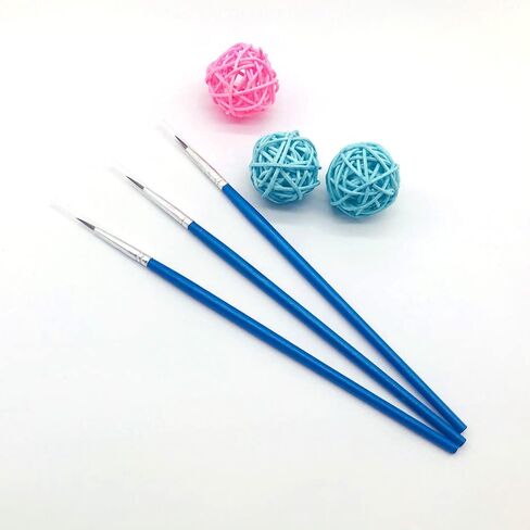 60 Pack Artists' Pointed Round Brush,Synthetic Bristles Painting,Detail Paint Brush,Nail Brushes for Miniature or Details Painting,Coloring,Drawing by Acrylic, Oil,Ink and Watercolor (S(#0)) in Saudi Arabia