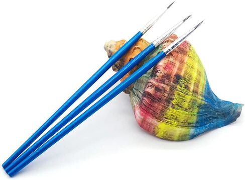60 Pack Artists' Pointed Round Brush,Synthetic Bristles Painting,Detail Paint Brush,Nail Brushes for Miniature or Details Painting,Coloring,Drawing by Acrylic, Oil,Ink and Watercolor (S(#0)) in Saudi Arabia