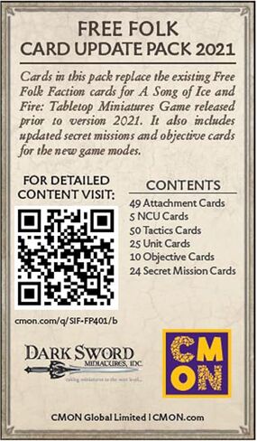 CMON A Song of Ice and Fire Tabletop Miniatures Neutral Faction Pack | Strategy Game for Teens and Adults | Ages 14+ | 2+ Players | Average Playtime 45-60 Minutes | Made, (SIFFP05) in Kuwait